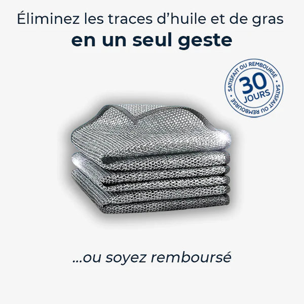 CleanMax - Chiffons magiques en laine d'acier