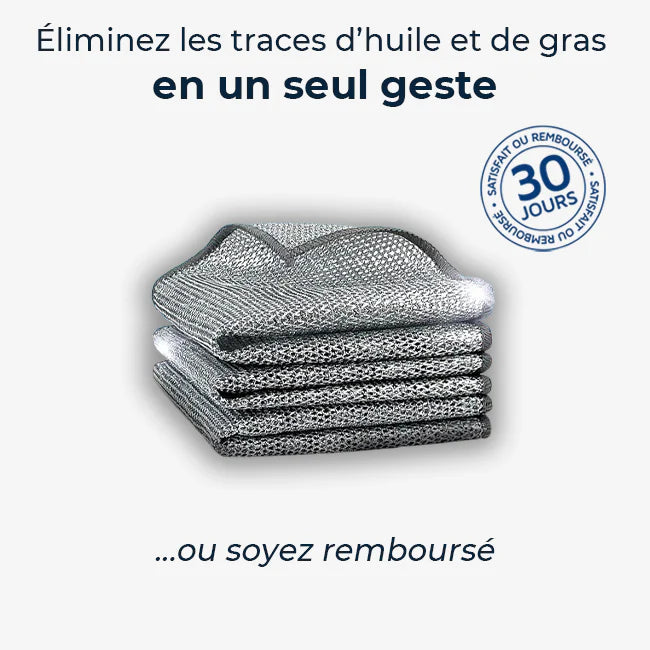 CleanMax - Chiffons magiques en laine d'acier