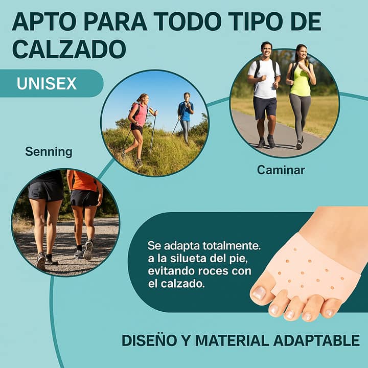 Almohadillas terapéuticas con Separador de dedos - Comfortfy™