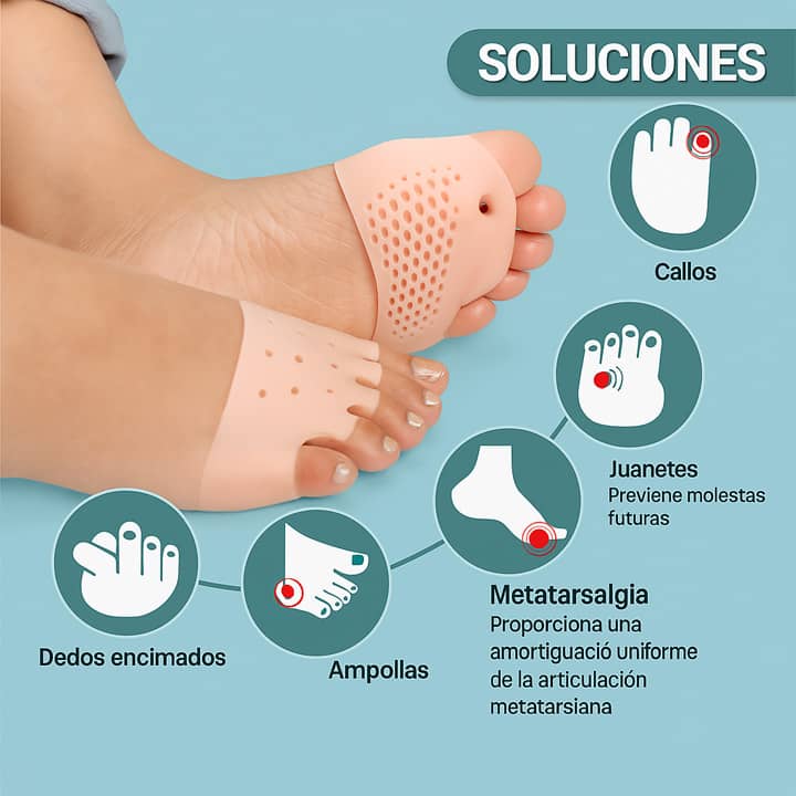 Almohadillas terapéuticas con Separador de dedos - Comfortfy™